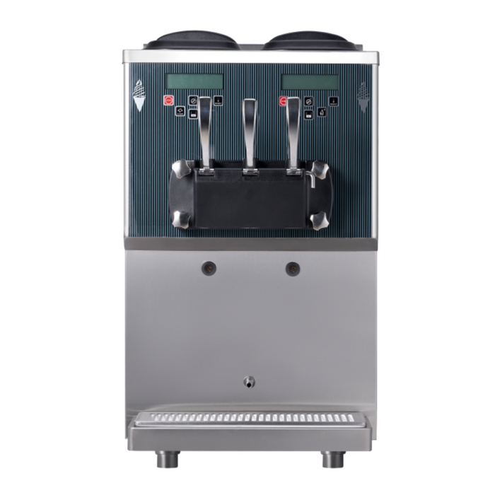 Pasmo Pascal 2 Flavour (Plus mixed) Gravity Feed Soft Serve Machine - The Pizza Oven Store